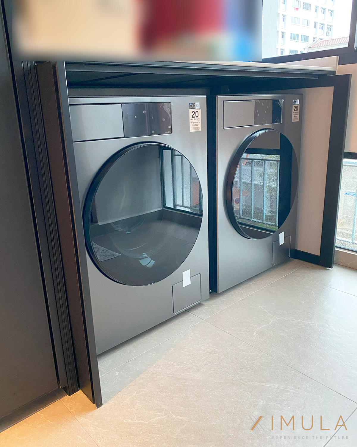 Ximula aluminium washing machine cabinet