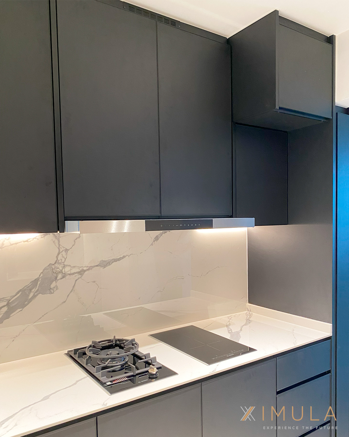 Ximula aluminium kitchen top cabinet system